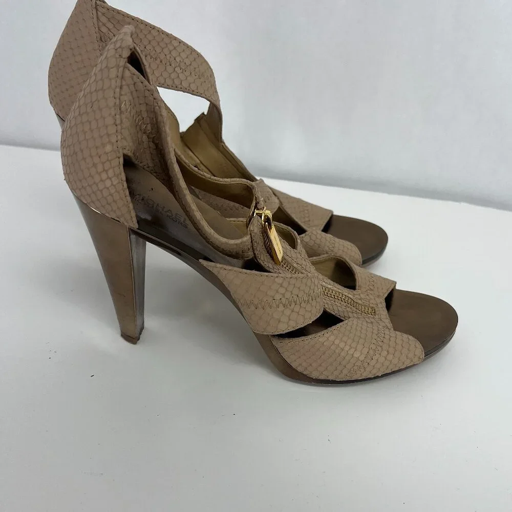 Michael Michael Kor Snake Skin Heels - 10